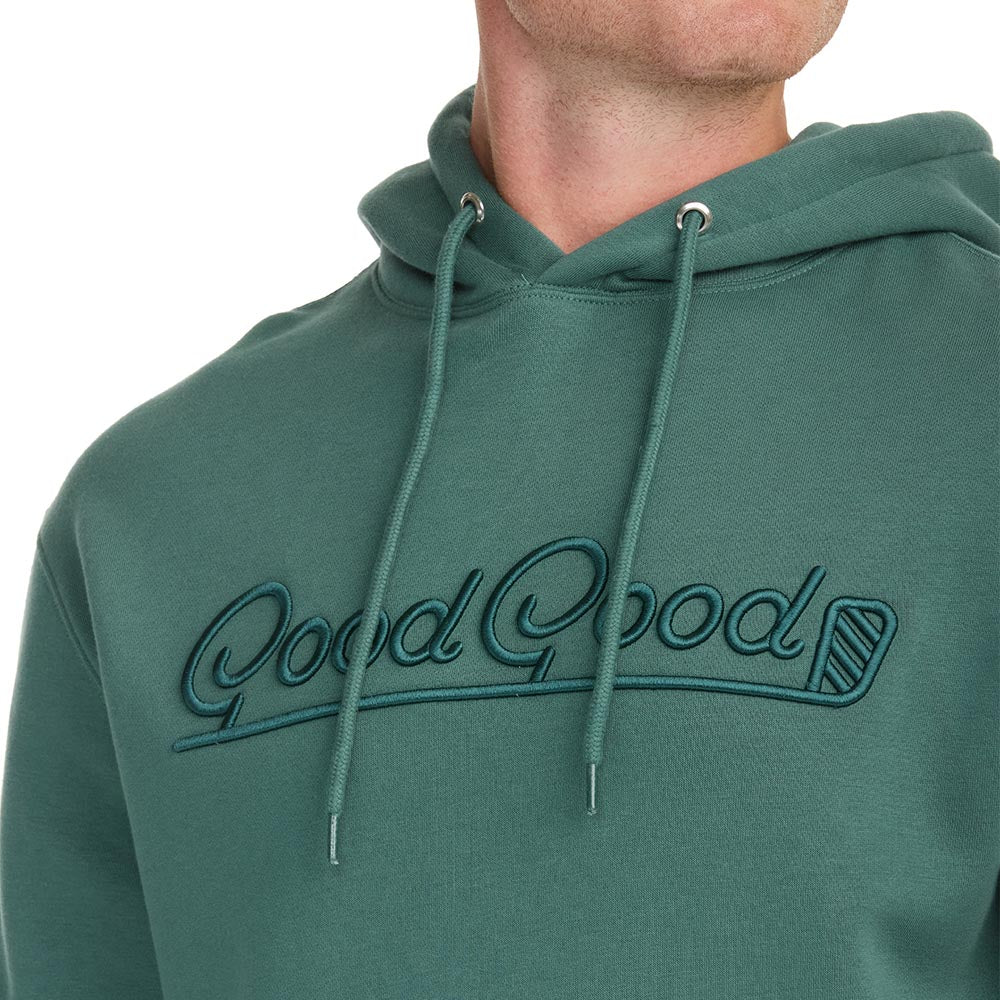 Double Green Fleece Hoodi