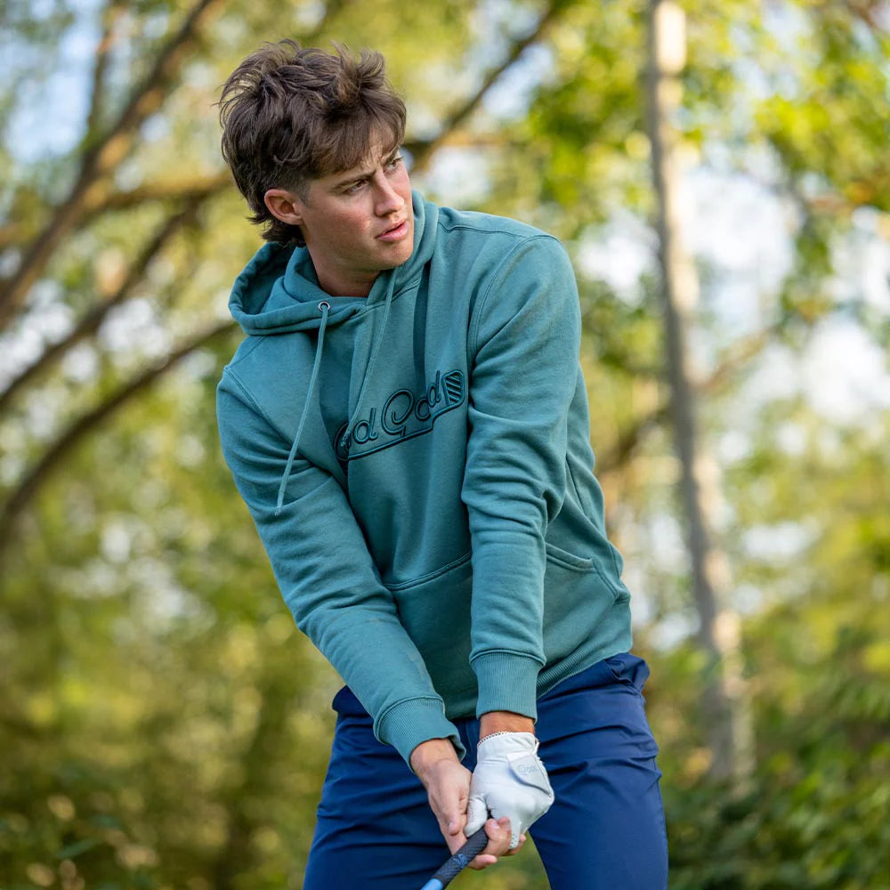 Double Green Fleece Hoodi