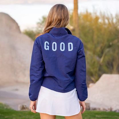 Womens Midnight Windbreaker